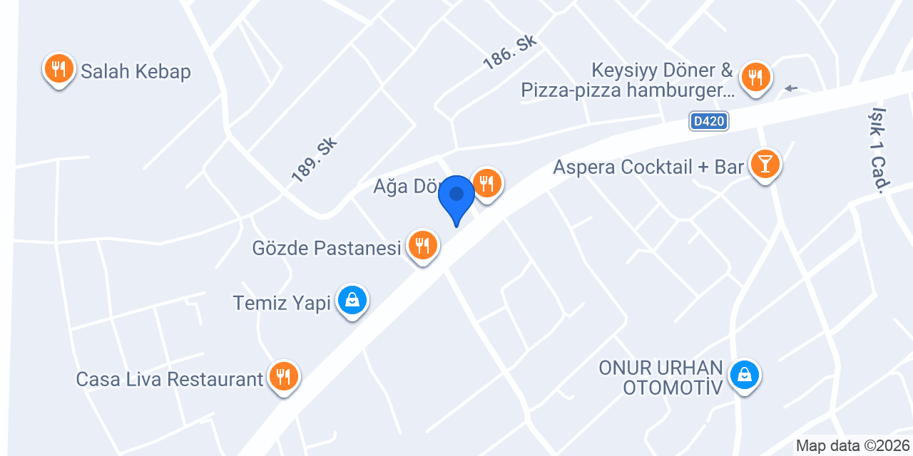 Ünal Moto Garage konumu