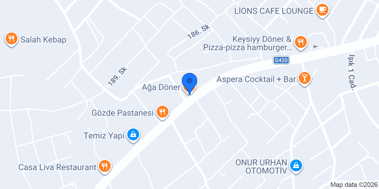 Ağa Döner konumu