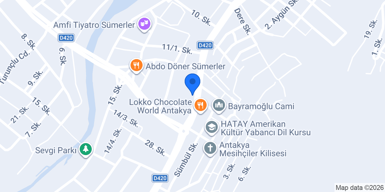 Diş Hekimi Ebru USTA konumu