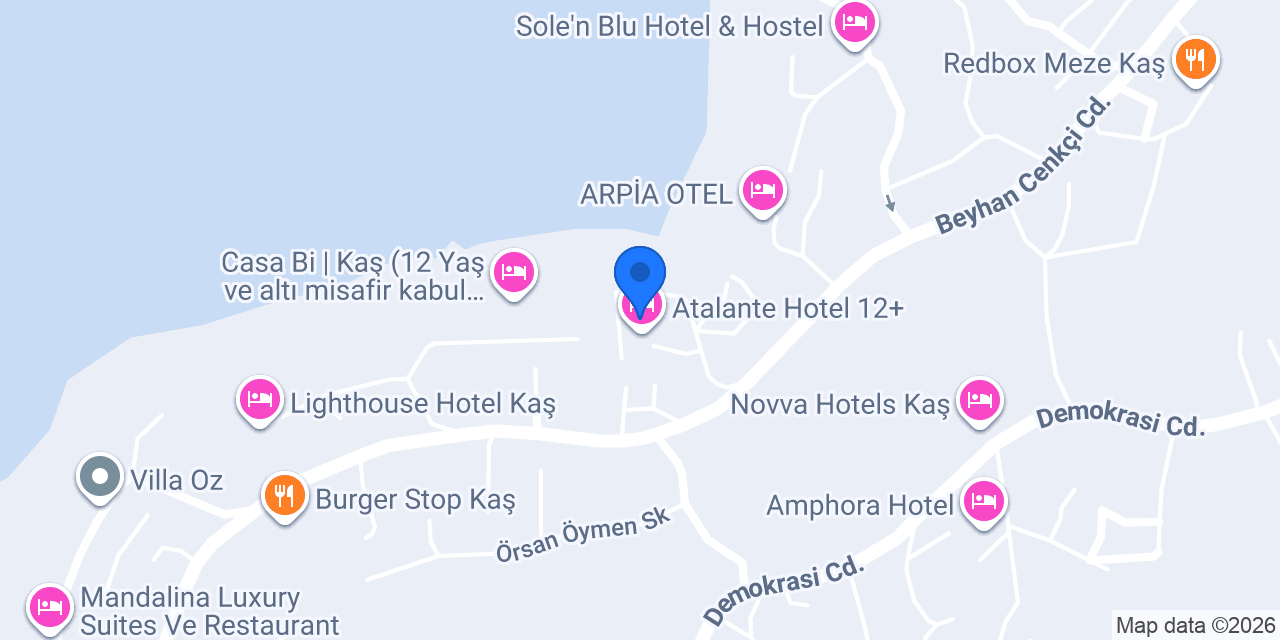 Riva Mediterranean Beach & Restaurant konumu