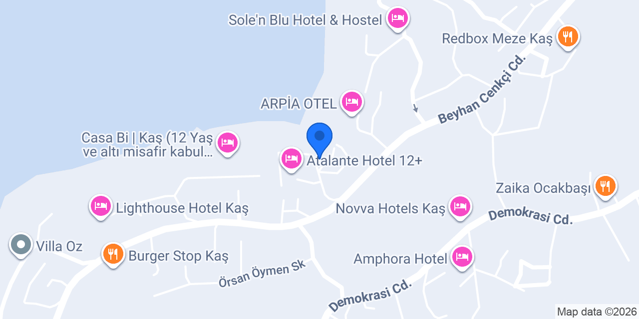 Villa Soveda Kas/Turkey konumu
