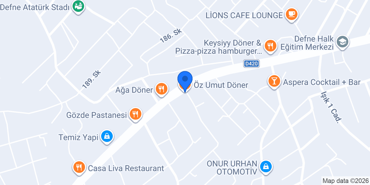 Öz Umut Döner konumu