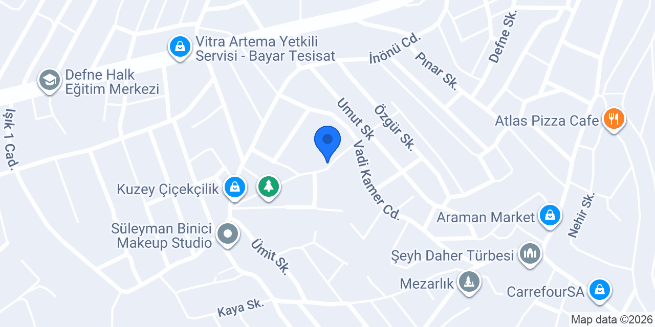 Antakya 16 Nolu ASM konumu
