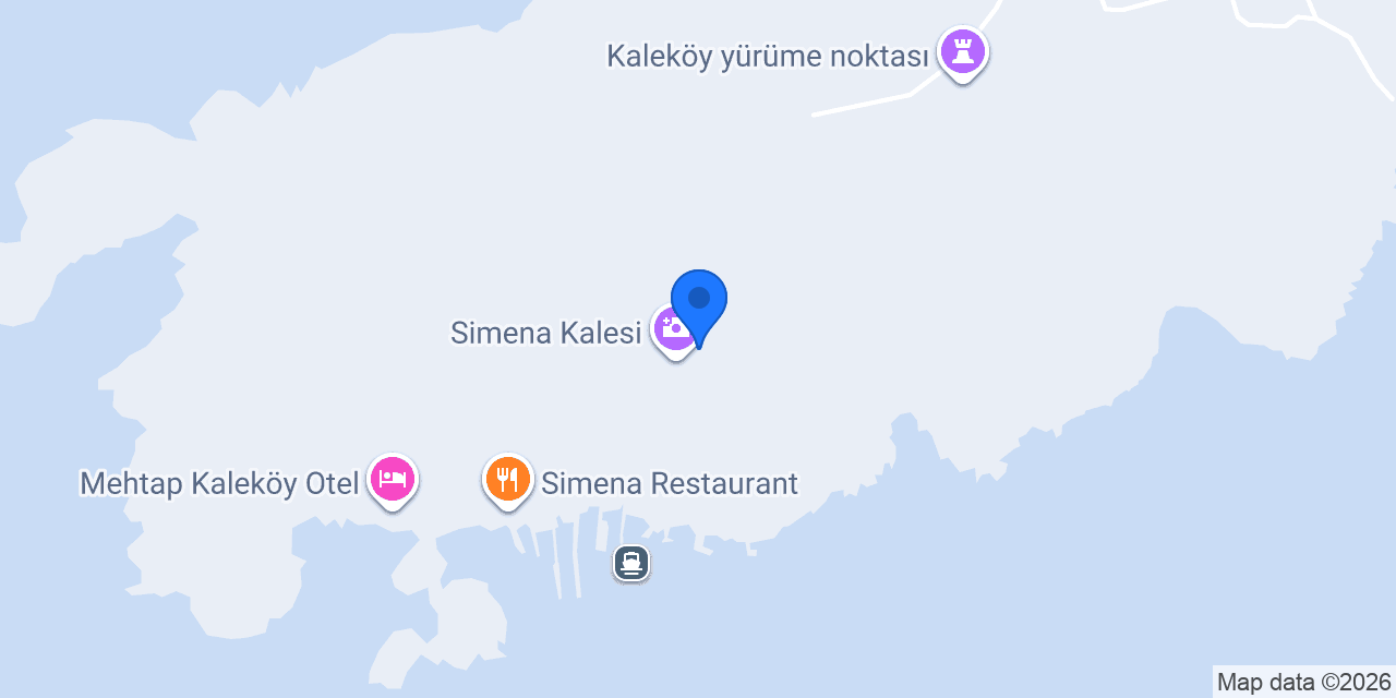 Simena Örenyeri konumu