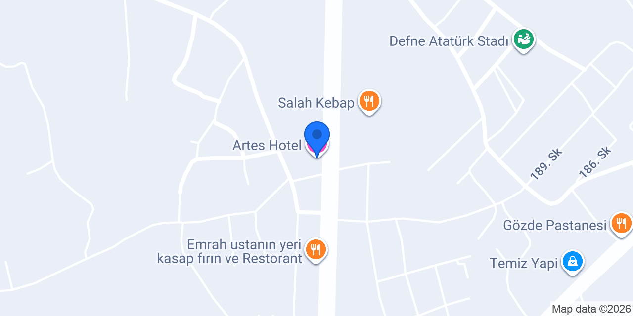 Artes Hotel konumu