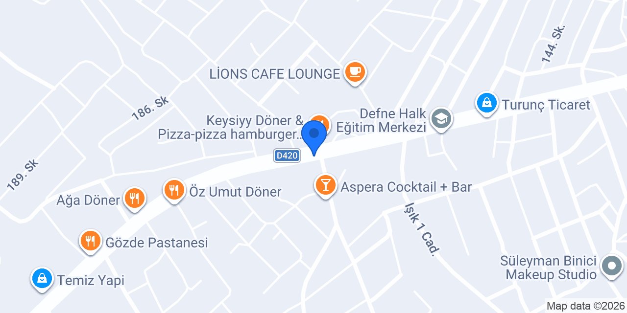 Emsan Antakya konumu