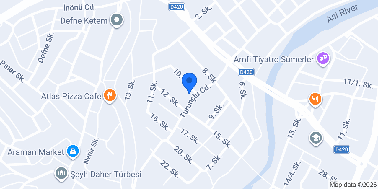 Diş Hekimi Ali Yılmaz Muayenehanesi konumu