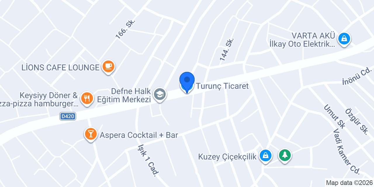 Turunç Ticaret konumu
