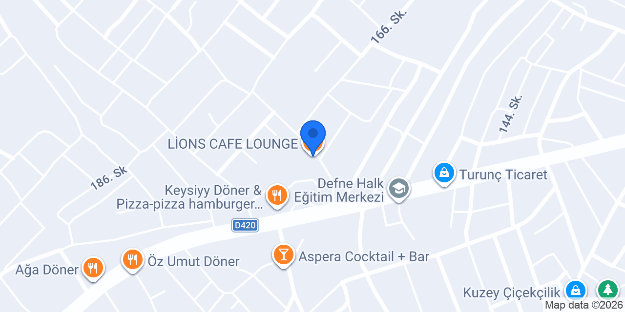 LİONS CAFE LOUNGE konumu