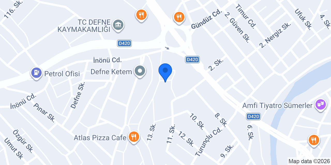 Defne Robotik ve Satranç Spor Kulübü konumu