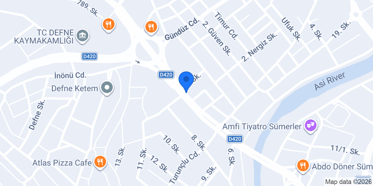 Aya Coffee Antakya konumu