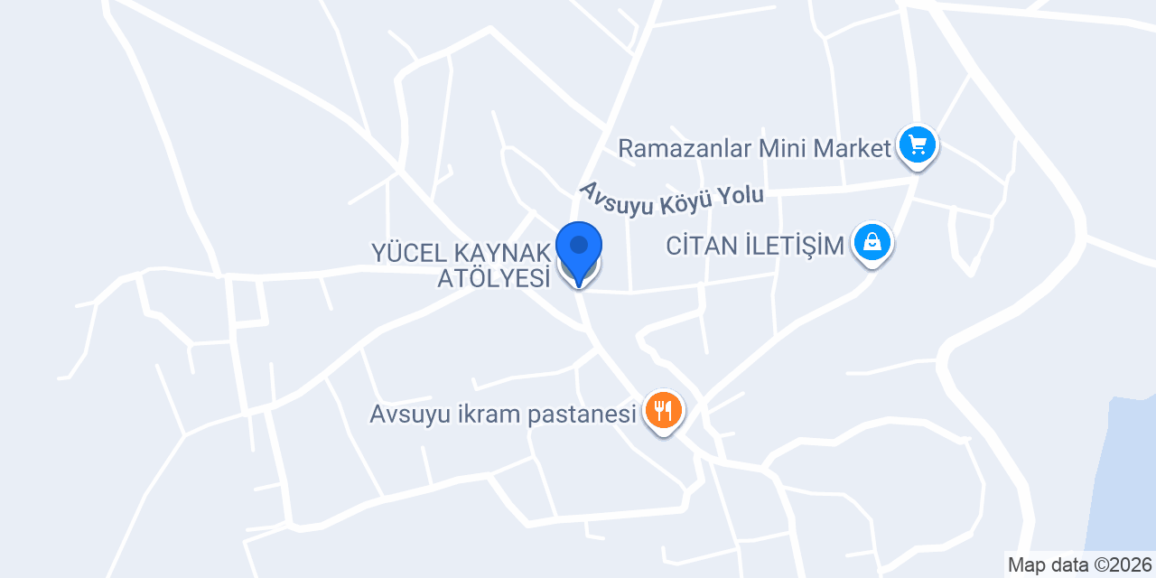 YÜCEL KAYNAK ATÖLYESİ konumu