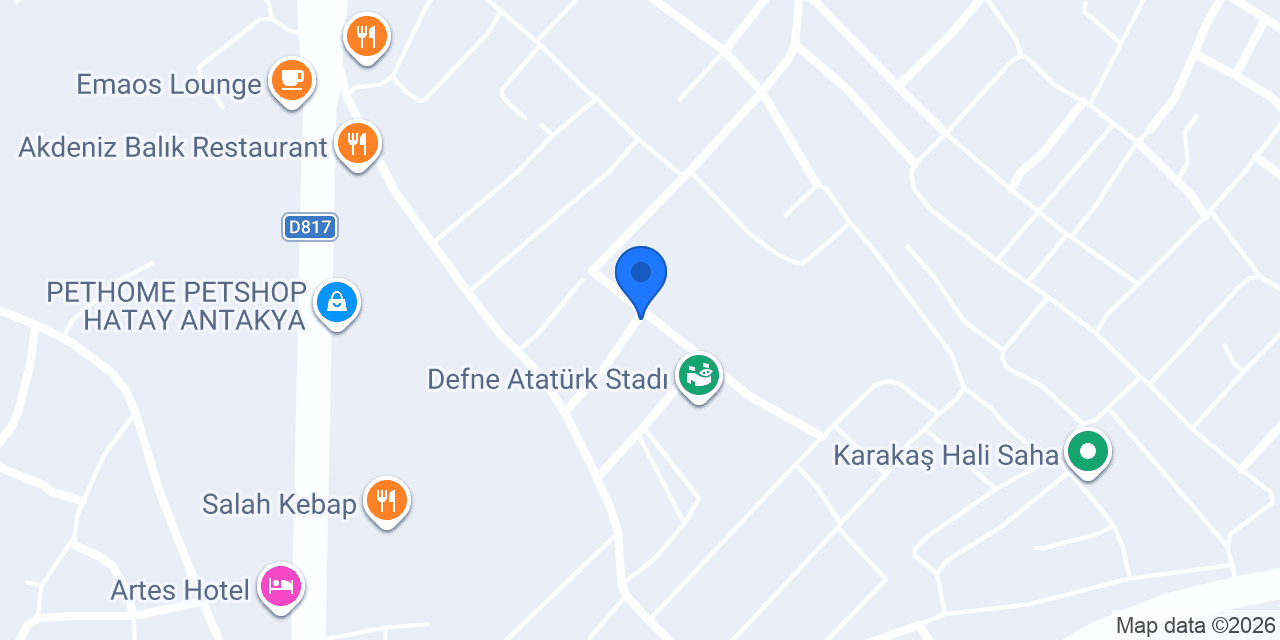Defne pervaz konumu