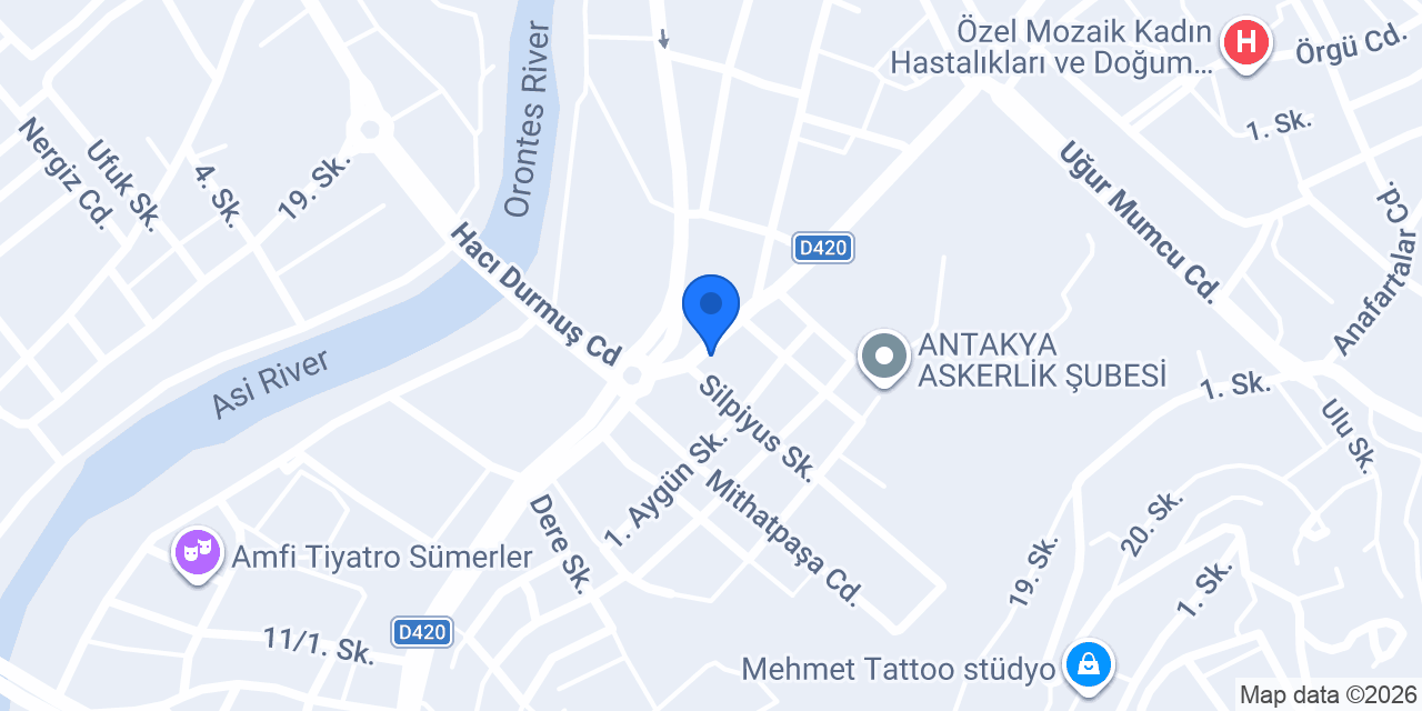 Antakya Ortodonti Uzmanı Onur Şengezer konumu