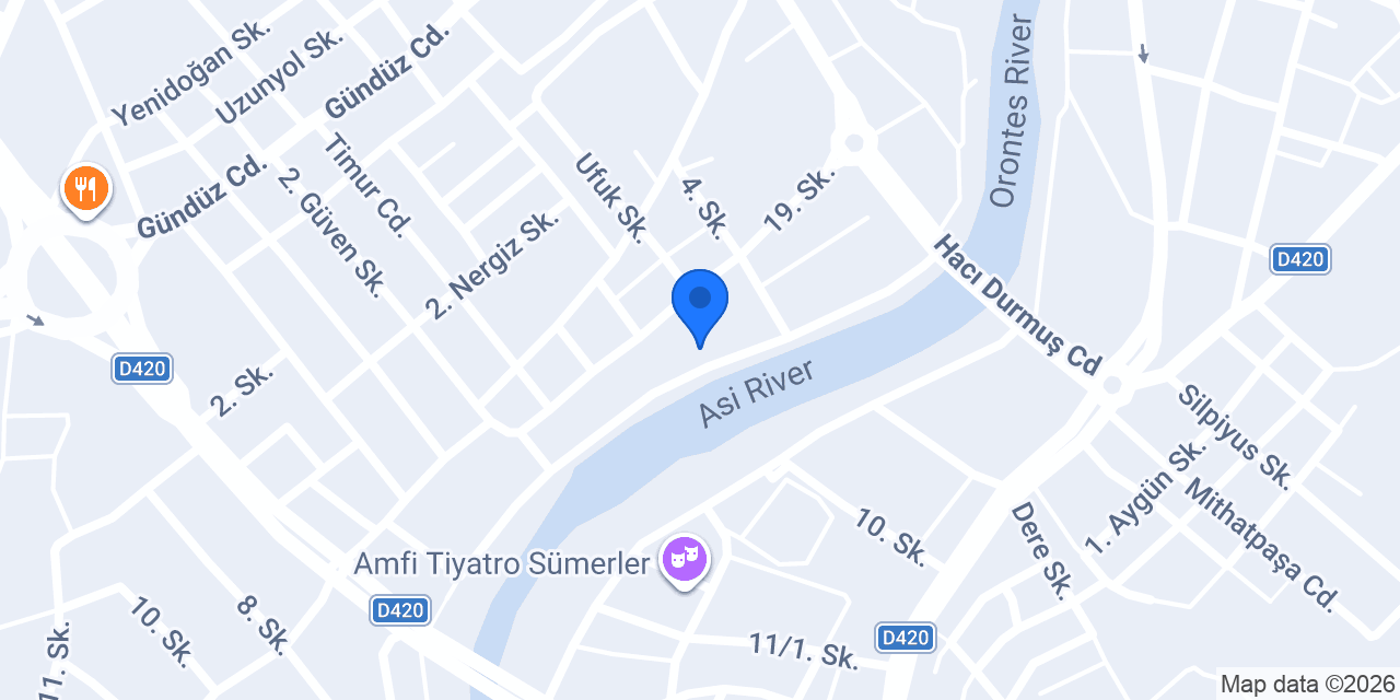 HATAY ŞAH SATRANÇ KULÜBÜ konumu