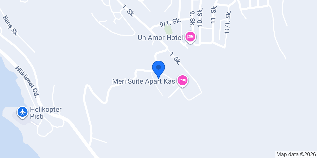 Kaş Ay Işığı konumu