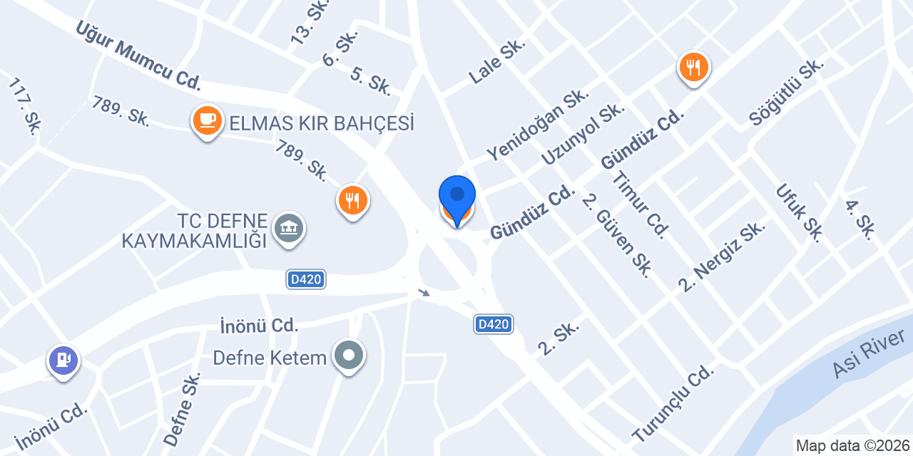 Fesleğen Makarna Mantı konumu