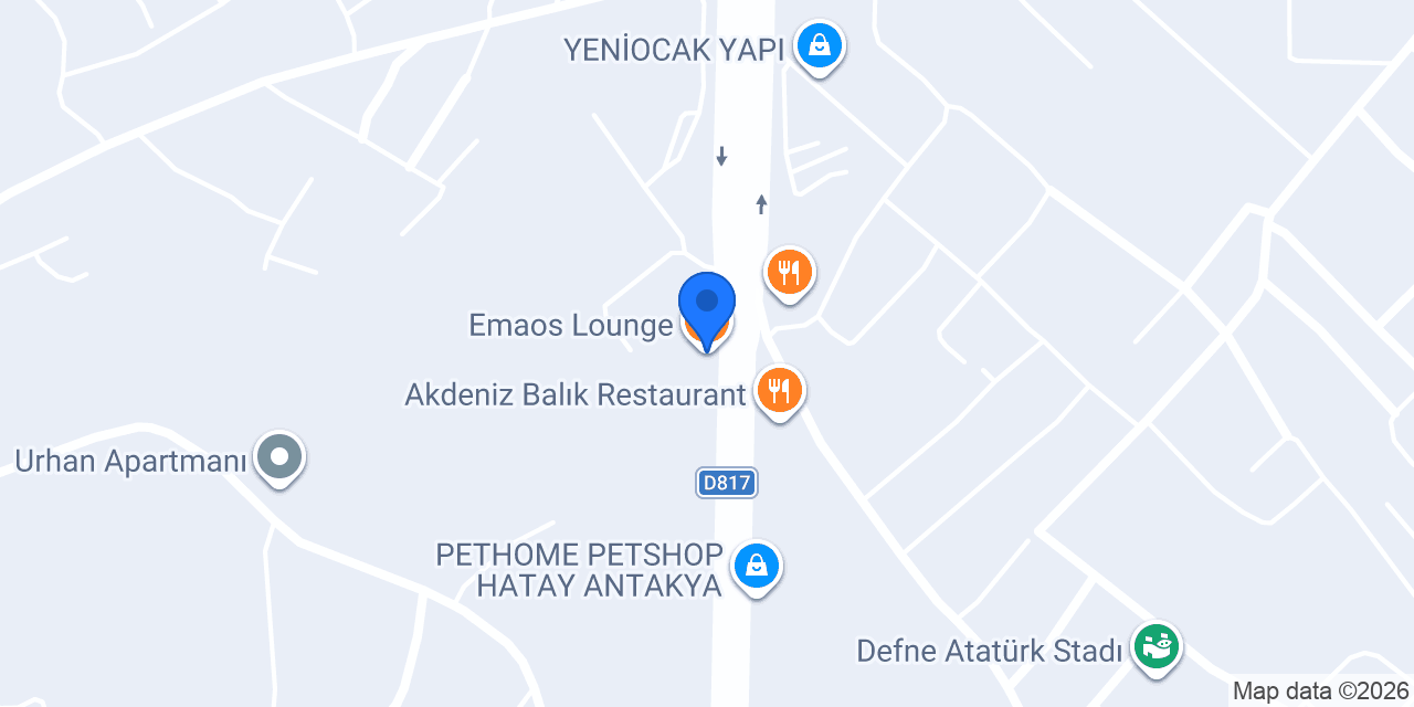 Emaos Lounge konumu