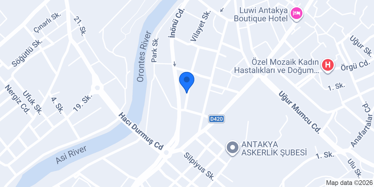 Salon Erkan Kuaför Antakya konumu