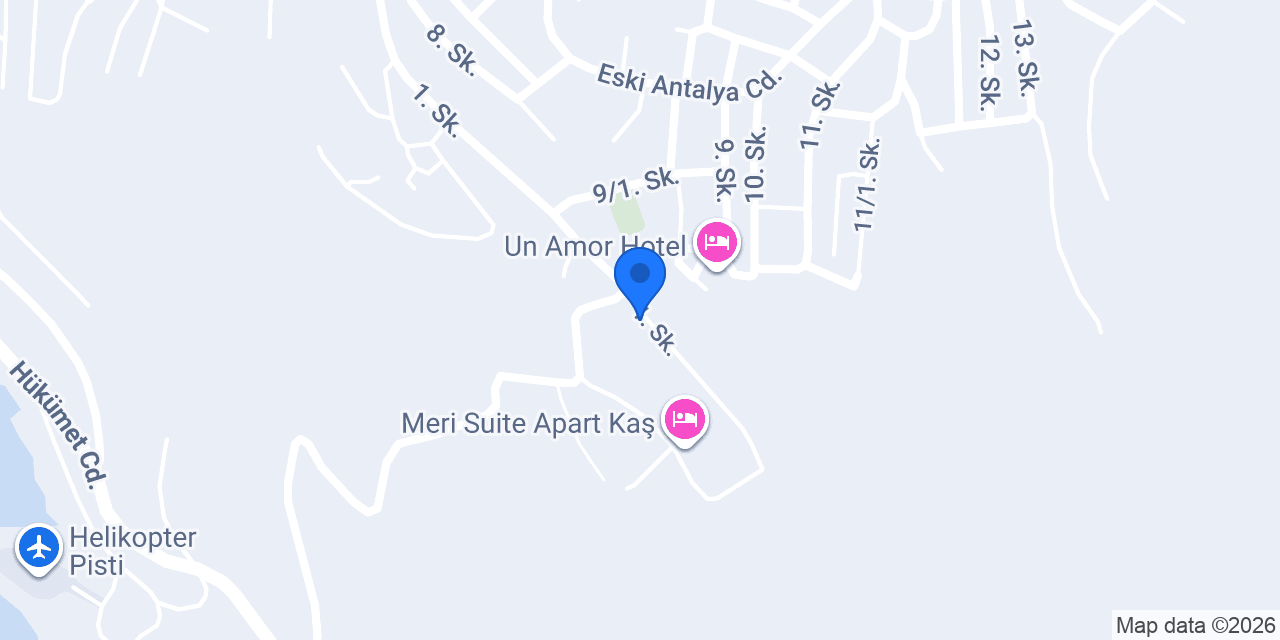 Begonya Suite Apart konumu