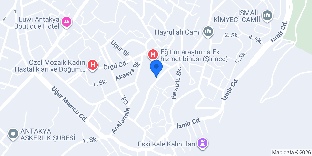 HAS HATAY KÜNEFE konumu