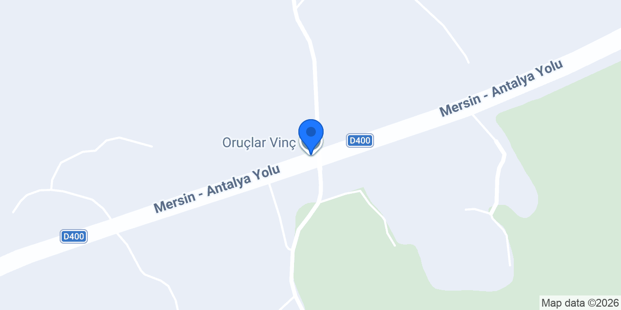 Oruçlar Vinç konumu