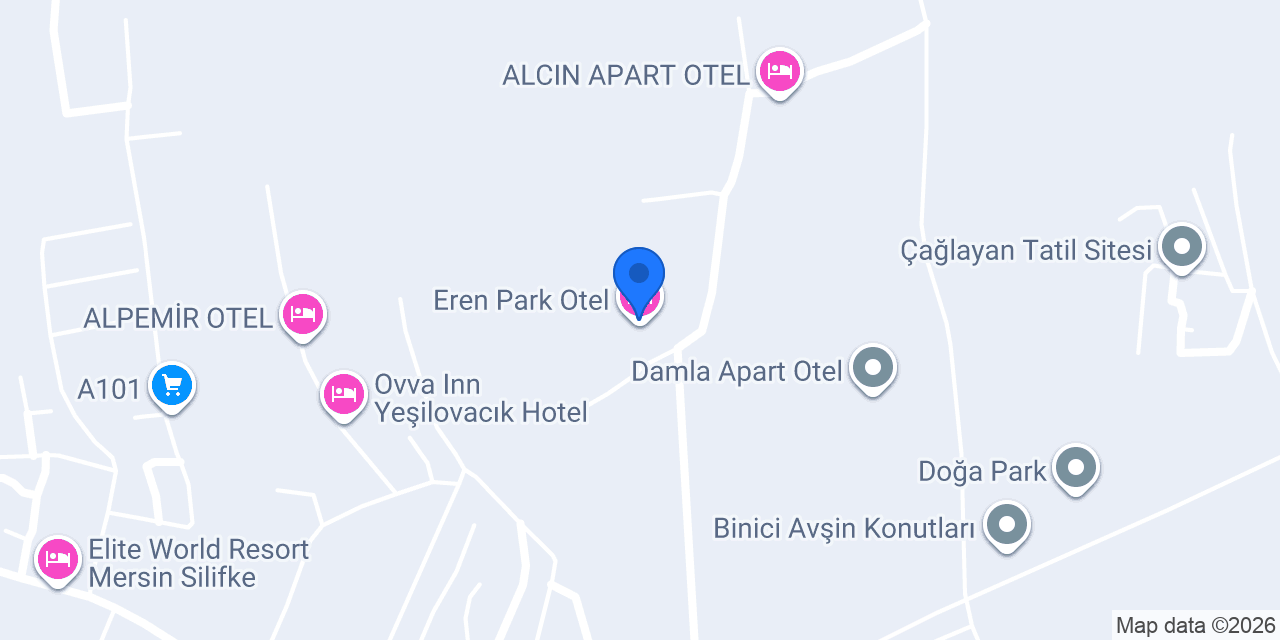 Eren Park Otel konumu