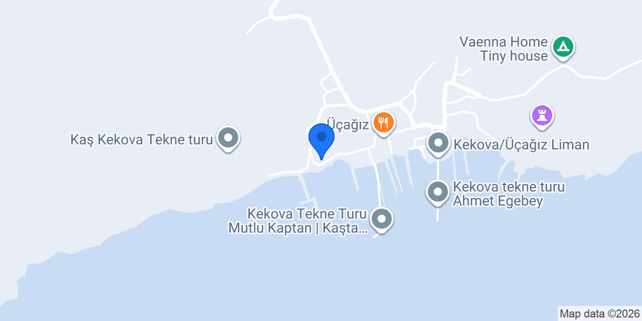 Kekova Pansiyon konumu