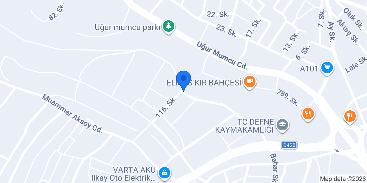 Usta Makas Erkek Kuaförü konumu