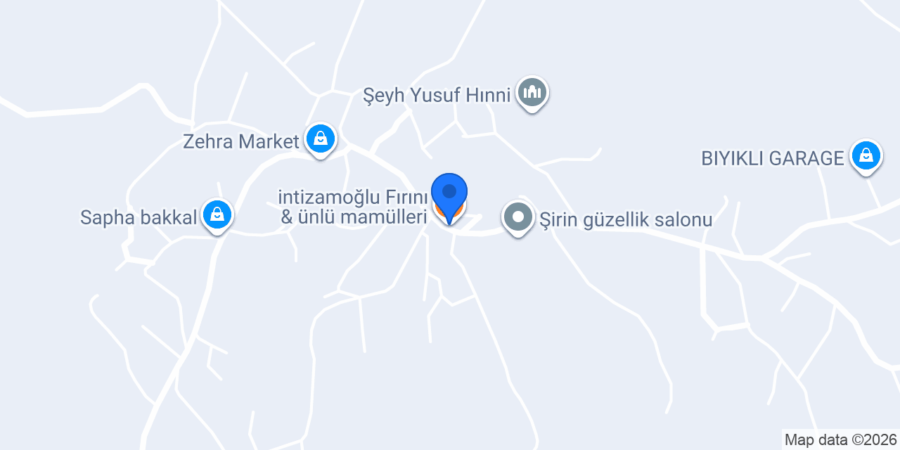 intizamoğlu Fırını & ünlü mamülleri konumu