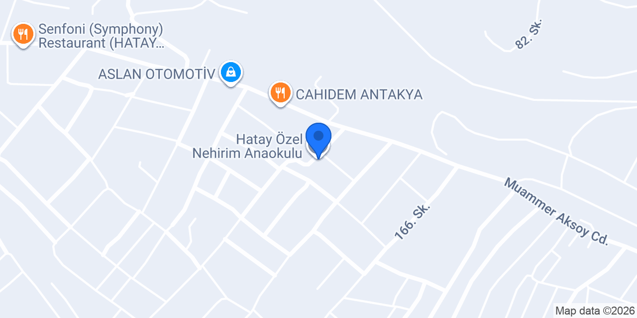 Hatay Özel Nehirim Anaokulu konumu