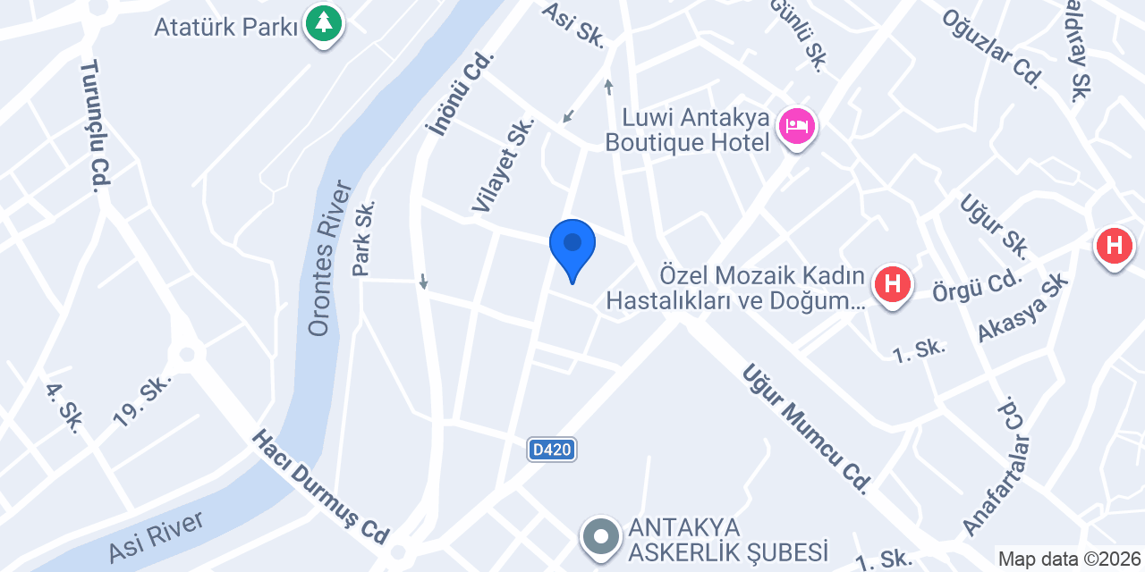 Şükrü Kanatlı Vergi Dairesi konumu