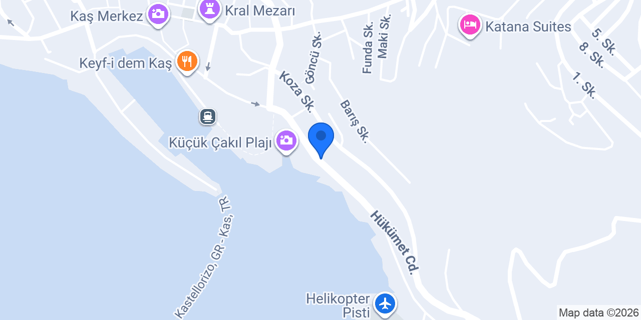 Çakıl Pansiyon konumu
