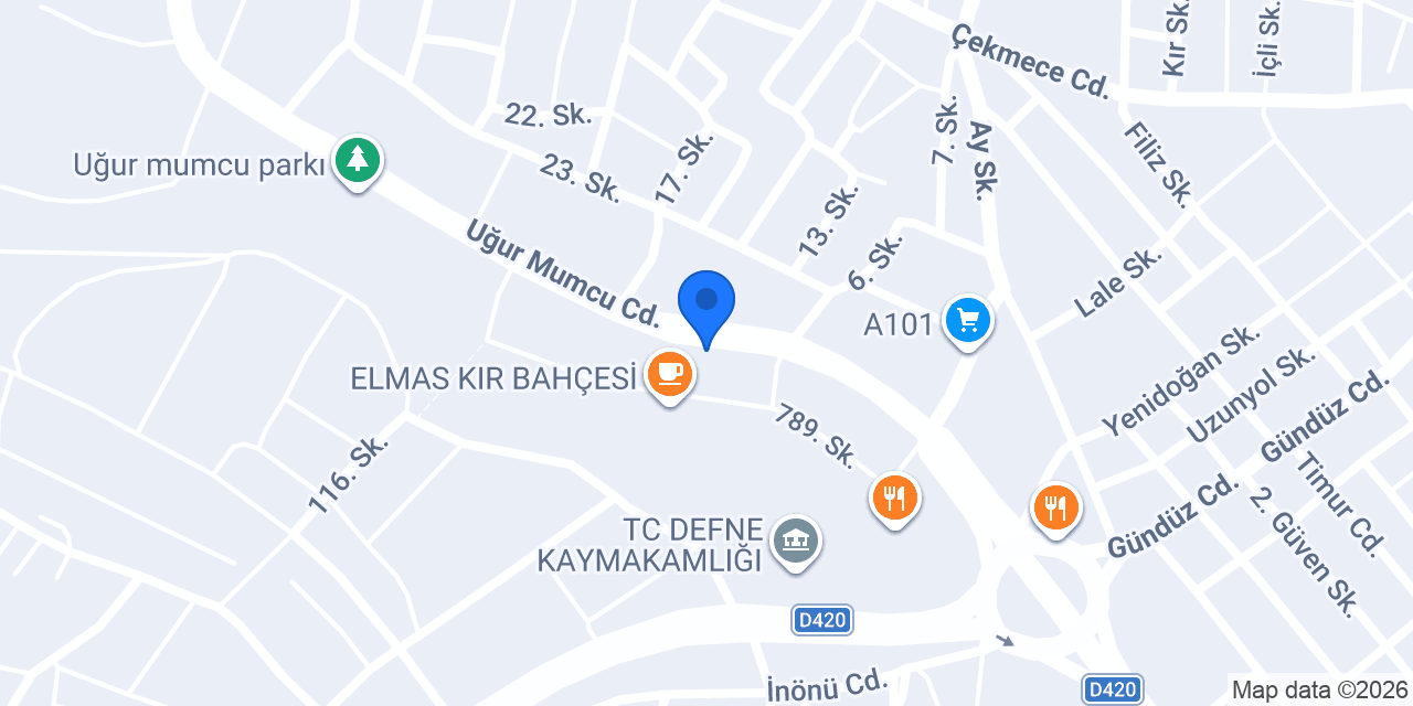 HATAY DEFNE ANTAKYA SU ARITMA TEKNİK SERVİS konumu