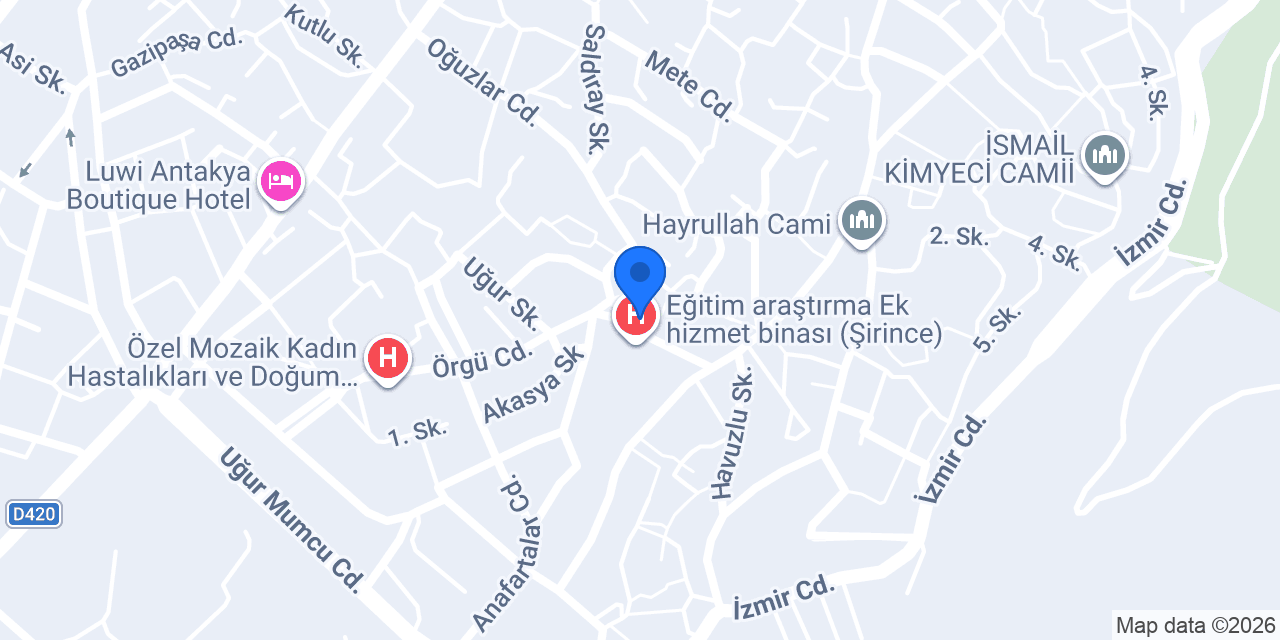Şirince Eczanesi konumu