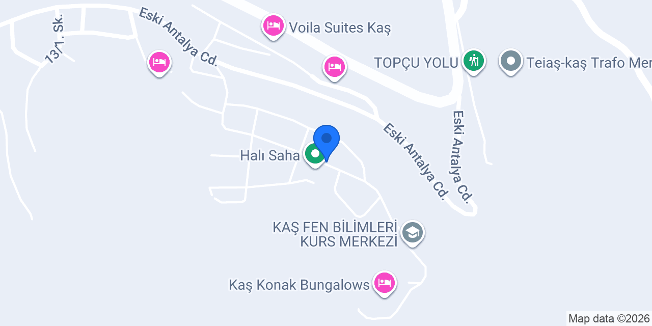 Olive Kaş Apart konumu