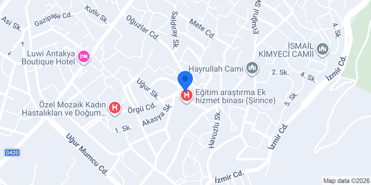 Meşe Eczanesi konumu