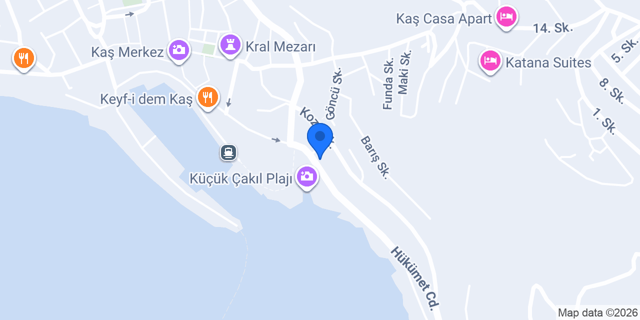 Nur Otel | Kaş konumu