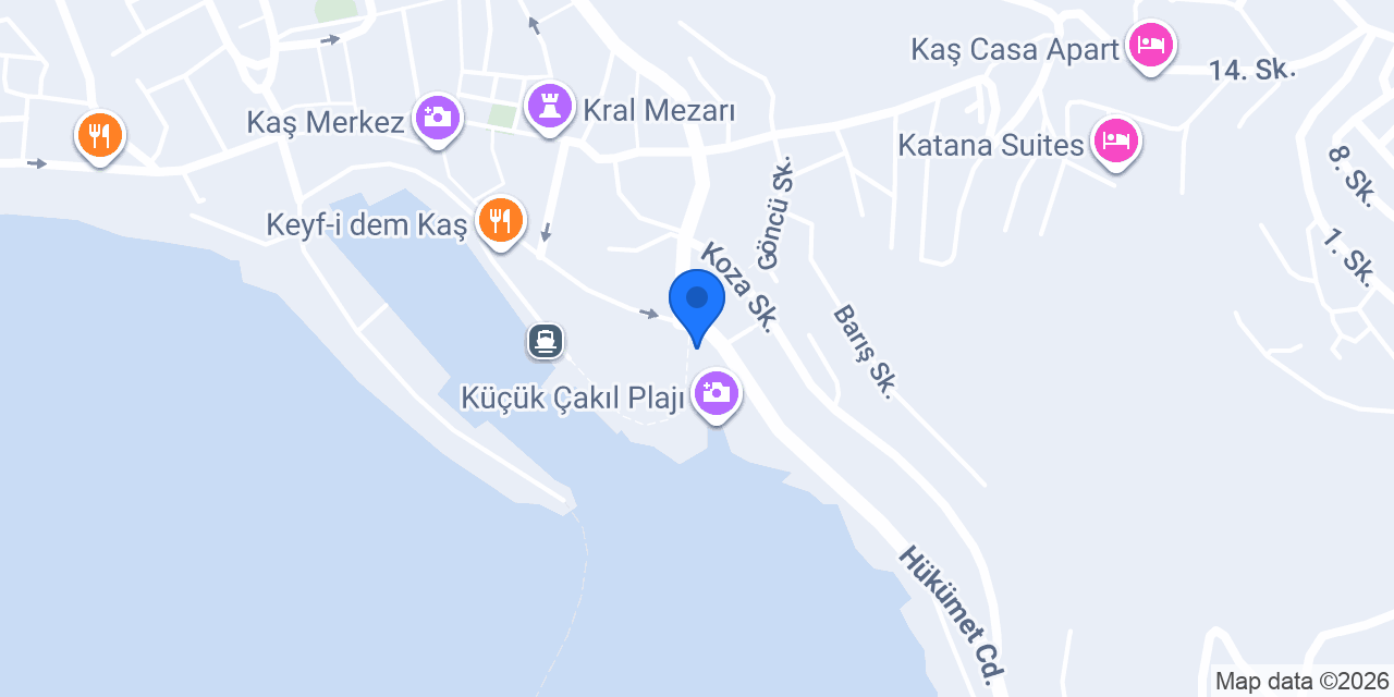 Derya Beach Restaurant konumu