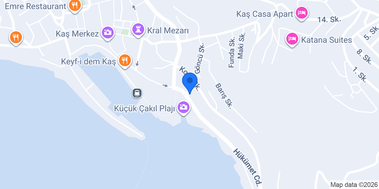 linda beach hotel konumu