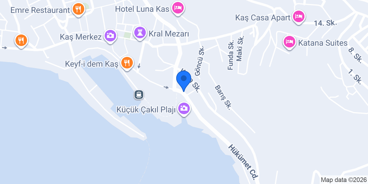 Otel Koza konumu