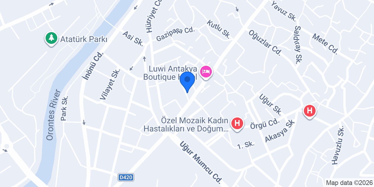 Canseven Resim Atölyesi konumu