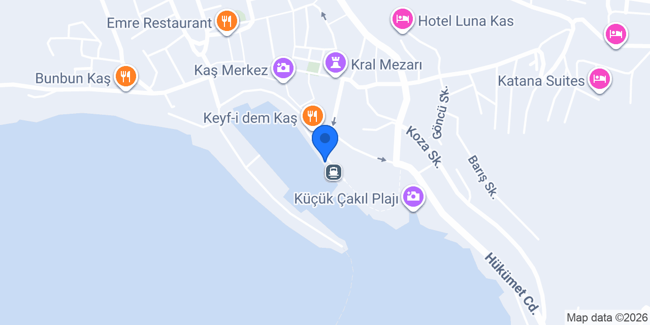 Yakamoz Boat/ Kaş Kekova Tekne Turu konumu