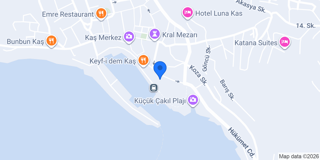 Kaş Adliyesi konumu