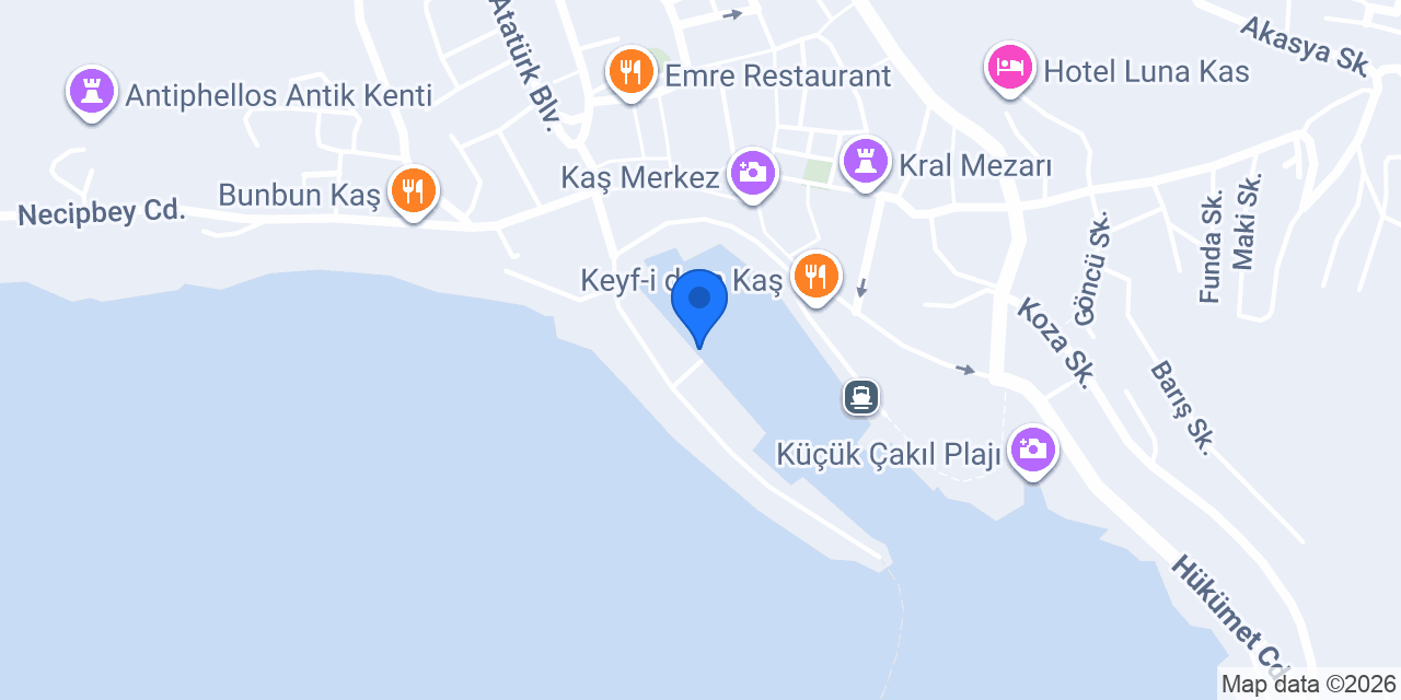 Barakuda Dalış Merkezi konumu
