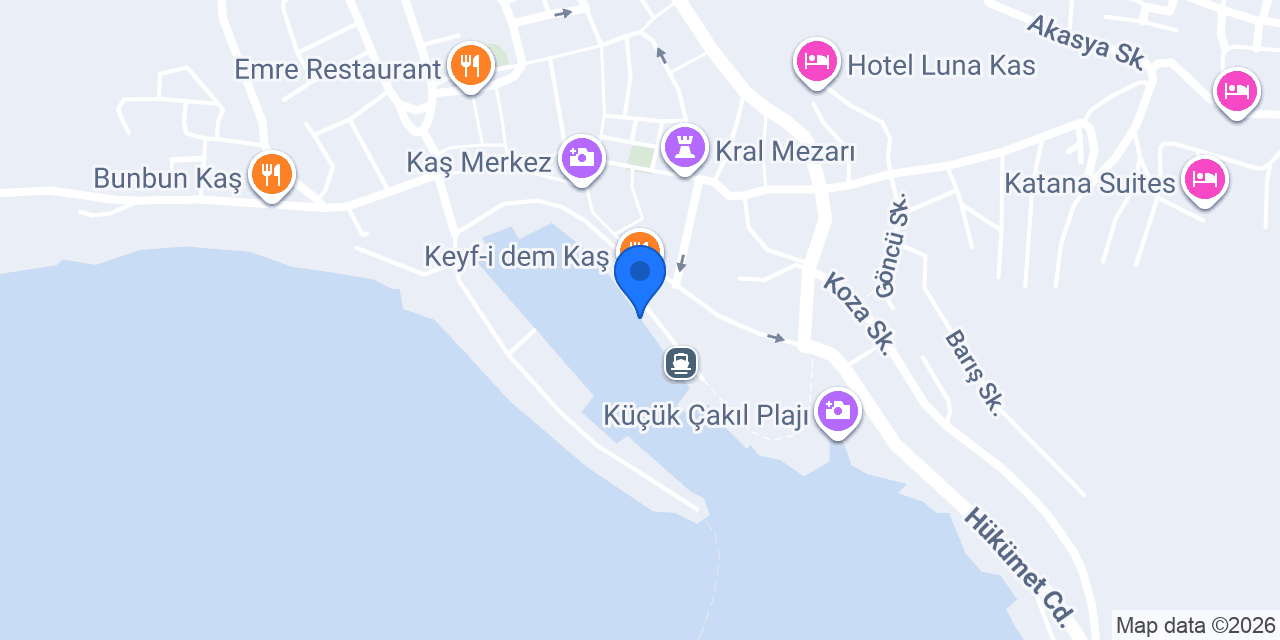 Berkay Boat | Kaş Kekova Tekne Turu konumu