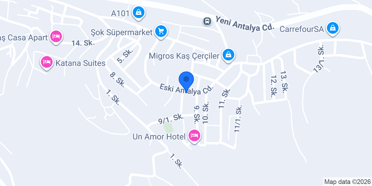 Destina Veteriner Kliniği konumu