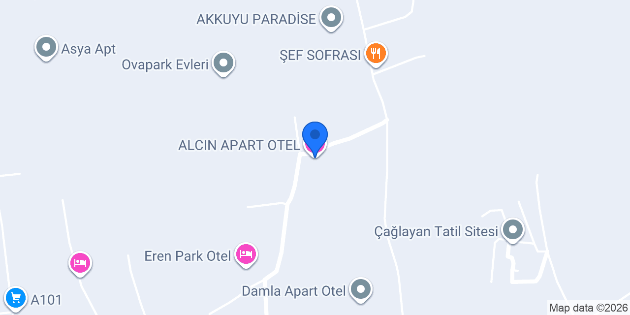 ALCIN APART OTEL konumu