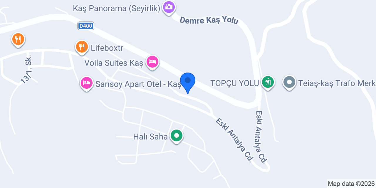 ARYA DELUXE KAŞ konumu