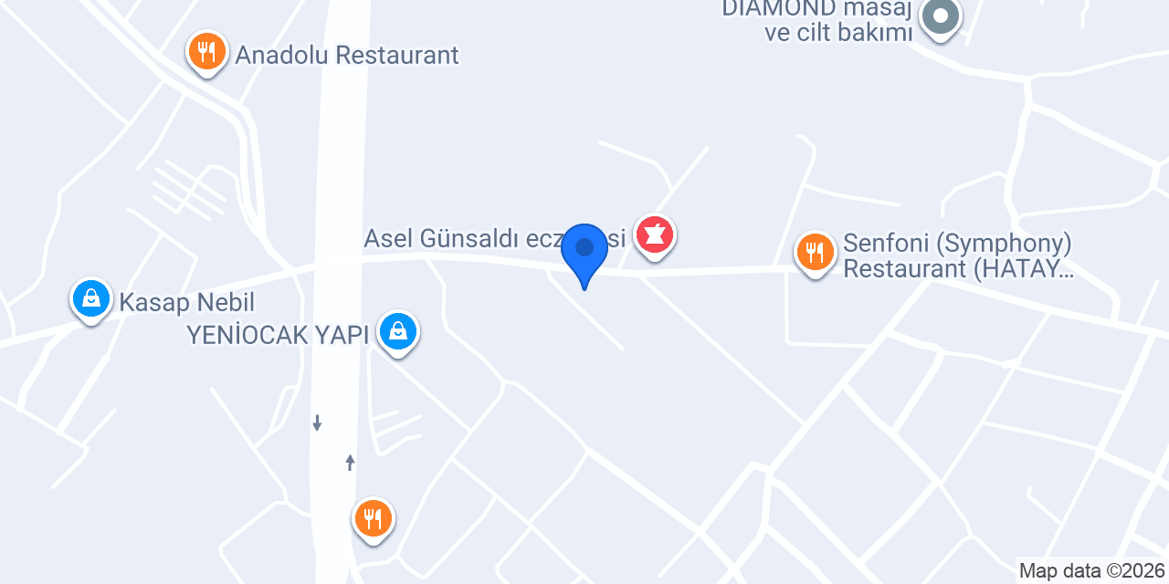 Cennet kebap evi ve künefe konumu
